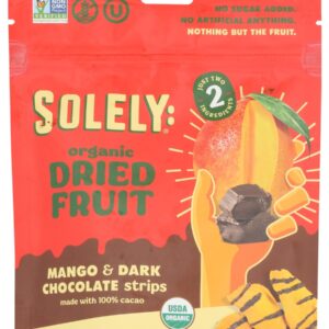 SOLELY: Mango Cacao Dried Strips, 2.8 oz