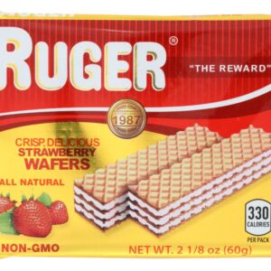 RUGER: Strawberry Wafers, 2.125 oz