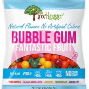 TREE HUGGER: Natural Bubble Gumballs Fantastic Fruit, 2 oz