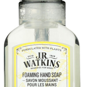 JR WATKINS: Lemon Foaming Hand Soap, 9 fo