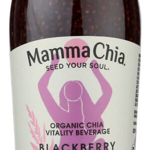 MAMMA CHIA: Organic Blackberry Hibiscus Vitality Beverage, 10 oz