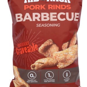 RIB RACK: Barbecue Pork Rinds, 4 oz