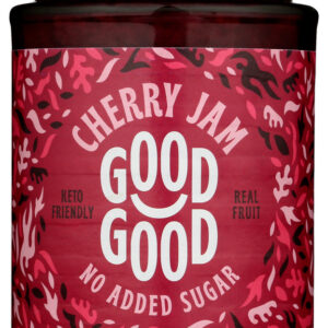 GOOD GOOD: Cherry Jam Keto Friendly No Added Sugar, 12 oz