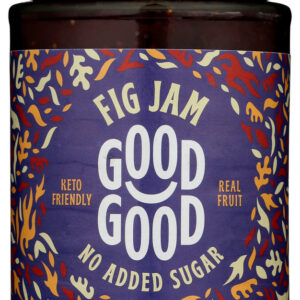 GOOD GOOD: Fig Jam Keto Friendly No Added Sugar, 12 oz