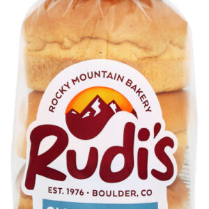 RUDIS: Gluten Free Brioche Burger Buns, 9.9 oz