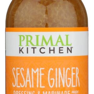 PRIMAL KITCHEN: Sesame Ginger Vinaigrette and Marinade, 8 oz