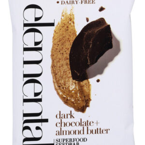 ELEMENTAL: Dark Chocolate Almond Butter Bar, 1.8 oz
