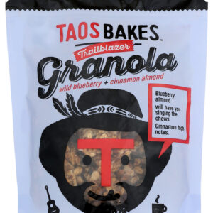 TAOS BAKES: Wild Blueberry Cinnamon Almond Trailblazer Granola, 10 oz