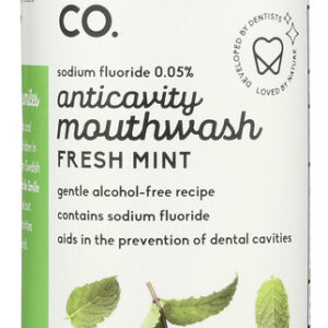 THE HUMBLE CO: Fresh Mint Anticavity Mouthwash, 16.9 fo