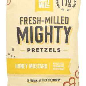 ONE MIGHTY MILL: Whole Grain Honey Mustard Pretzels, 6.25 oz