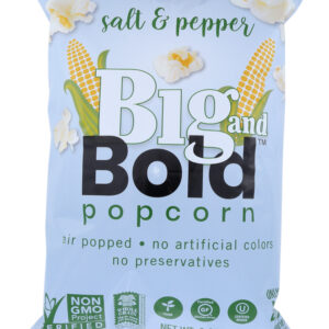 POPTIME BIG AND BOLD: Popcorn Salt & Pepper, 6 oz