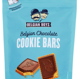 BELGIAN BOYS: Cookie Bar Belgian Choc, 3.5 oz