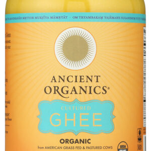 ANCIENT ORGANICS: Organic Cultured Ghee Butter, 16 oz