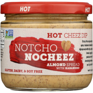 THE HAPPY VEGAN: Notcho Nocheez Almond Spread With Habanero Hot Cheez Dip, 12 oz