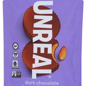UNREAL: Dark Chocolate Almond Butter Cups, 3.2 oz