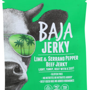 BAJA JERKY: Lime Serrano Pepper Jerky, 1 oz