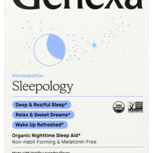 GENEXA: Sleepology Organic Nighttime Sleepaid, 60 tb