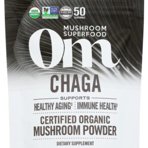 OM ORGANIC MUSHROOM NUTRITION: Chaga The Mushroom of Youth, 100 gm