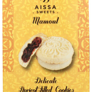 AISSA SWEETS: Apricot Filled Mamoul Cookies, 10 oz