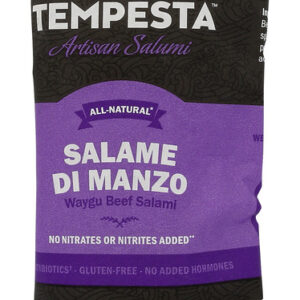 TEMPESTA ARTISAN SALAMI: Salami Di Manzo, 5.5 oz