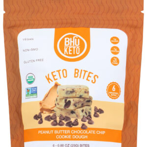 BHU FOODS: Peanut Butter Chocolate Chip Cookie Dough Bites, 5.29 oz