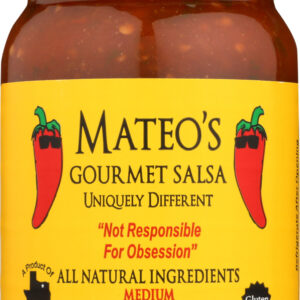 MATEO'S: Gourmet Salsa Medium, 16 Oz
