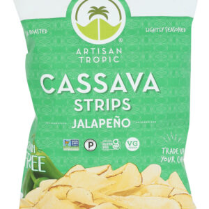 ARTISAN TROPIC: Jalapeno Cassava Strips, 4.5 oz