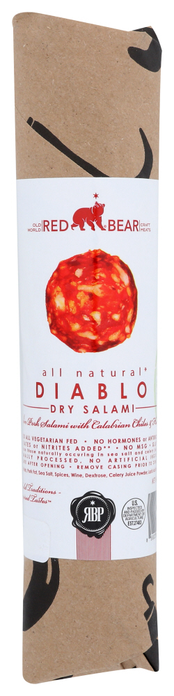 RED BEAR PROVISIONS: Salami Dry Diablo, 6 oz