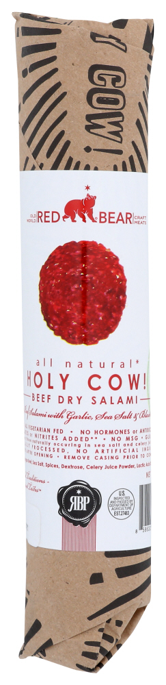 RED BEAR PROVISIONS: Salami Dry Holy Cow Beef, 6 oz