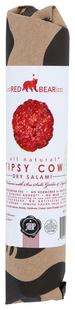 RED BEAR PROVISIONS: Salami Dry Tipsy Cow, 6 oz