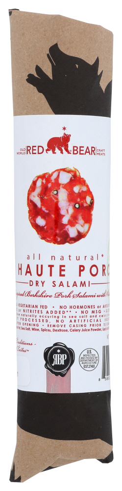 RED BEAR PROVISIONS: Salami Dry Haute Porc, 6 oz