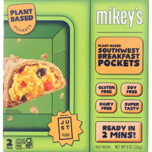 MIKEYS: Plant Based Pockets Tex Mex Breakfast, 8 oz