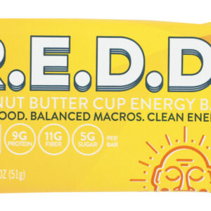 REDD BAR: Bar Energy Peanut Butter, 2 oz