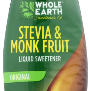 WHOLE EARTH: Stevia and Monk Fruit Liquid Sweetener Original, 1.62 oz