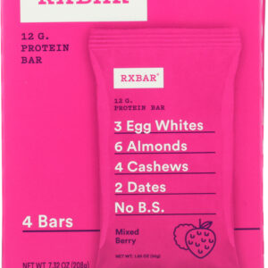 RXBAR: Mixed Berry Protein Bars 4Pack, 4 pk