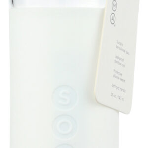 SOMA: White Glass Water Bottle, 25 oz