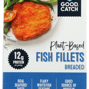 GOOD CATCH: Fish Flt Breaded Plnt Bsd, 8 oz