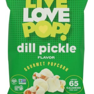 LIVE LOVE POP: Popcorn Dill Pickle, 4.04 oz