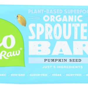 GO RAW: Pumpkin Seed Organic Sprouted Bars, 1.8 oz