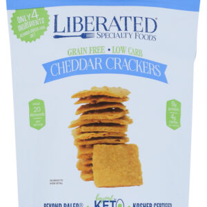 LIBERATED: Crackers Cheddar, 4.5 oz
