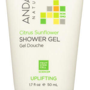 ANDALOU NATURALS: Uplifting Shower Gel Citrus Sunflower, 1.7 fo
