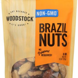 WOODSTOCK: Nuts Brazil Raw, 9 oz