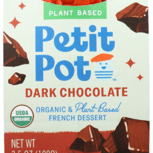 PETIT POT: Pudding Dark Chocolate Vegan, 3.5 oz