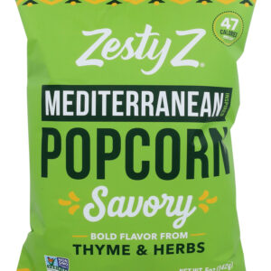 ZESTY Z: Savory Mediterranean Popcorn, 5 oz