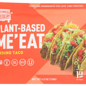 ROLLINGREENS: Ground Taco Plant Based Meat, 4.5 oz