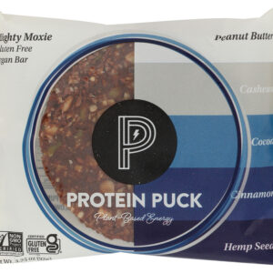 PROTEIN PUCK: Mighty Moxie Peanut Butter Bar, 3.25 oz