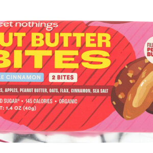 SWEET NOTHINGS: Apple Cinnamon Peanut Butter Bar, 1.4 oz