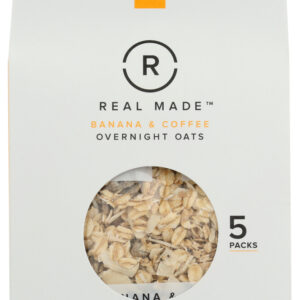 REAL MADE: Oats Banana And Coffee, 10.6 oz