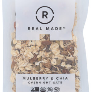 REAL MADE: Oats Mulbry And Chia Sngl, 2.12 oz