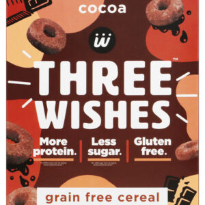 THREE WISHES: Grain Free Cocoa Cereal, 8.6 oz